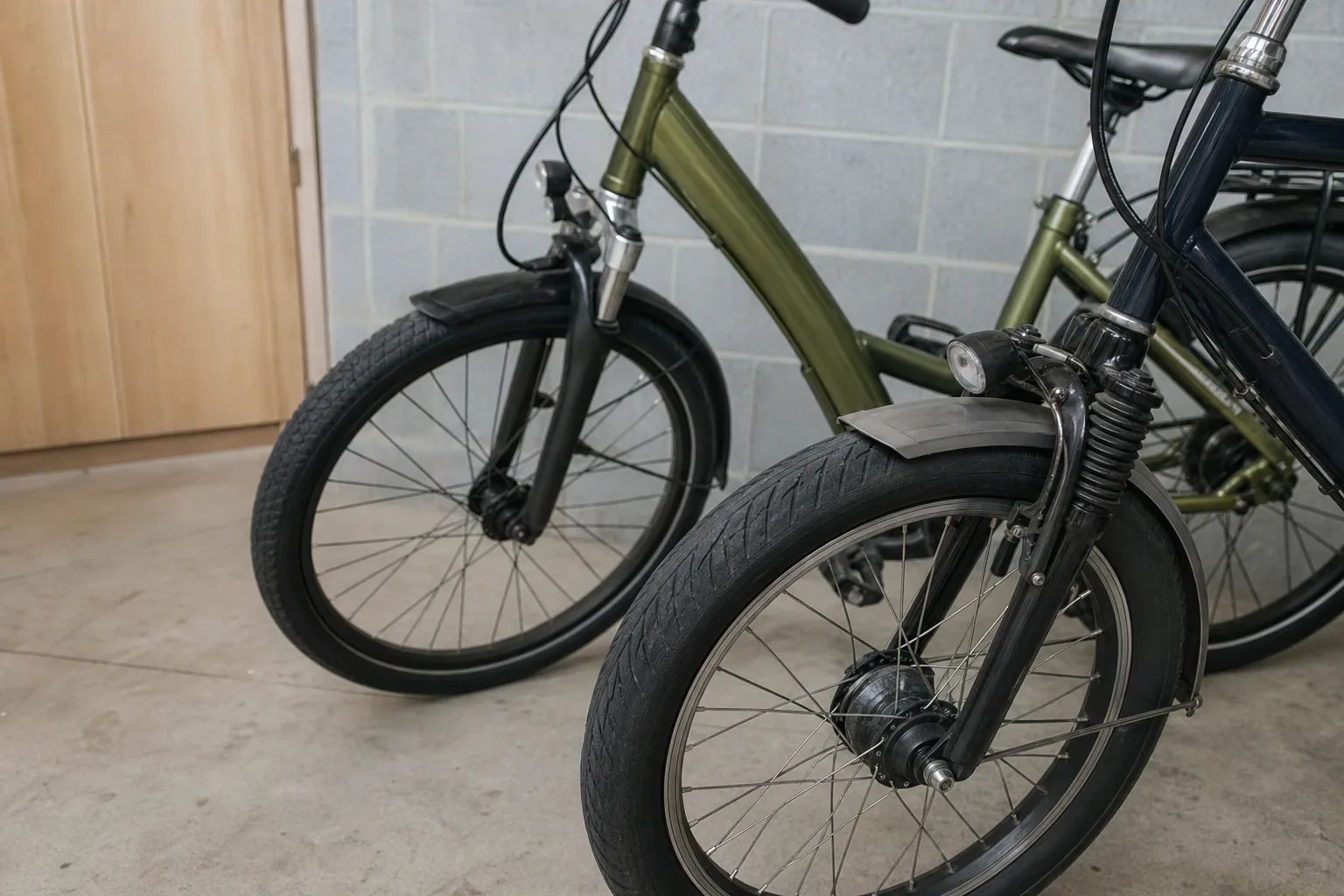 Wide tyres, a sprung post or a fork? Which one you actually feel on pavement